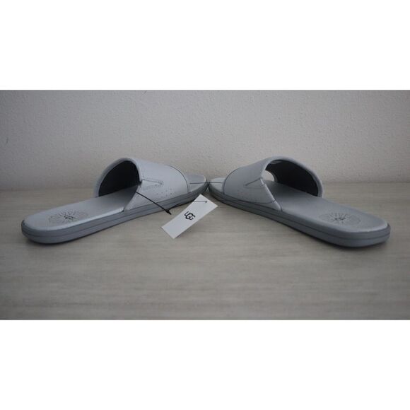 UGG 1124900 Men\'s Sz 9 Glacier Gray Seaside Slide Leather/Suede Sandals main image 6